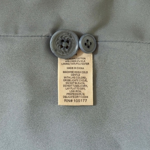 Ulla Johnson Linen-Blend Ellery Belted Blazer Jacket - Picture 7 of 7